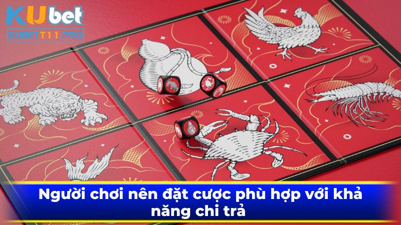 Người chơi nên đặt cược phù hợp với khả năng chi trả