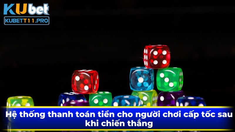 Hệ thống thanh toán tiền cho người chơi cấp tốc sau khi chiến thắng